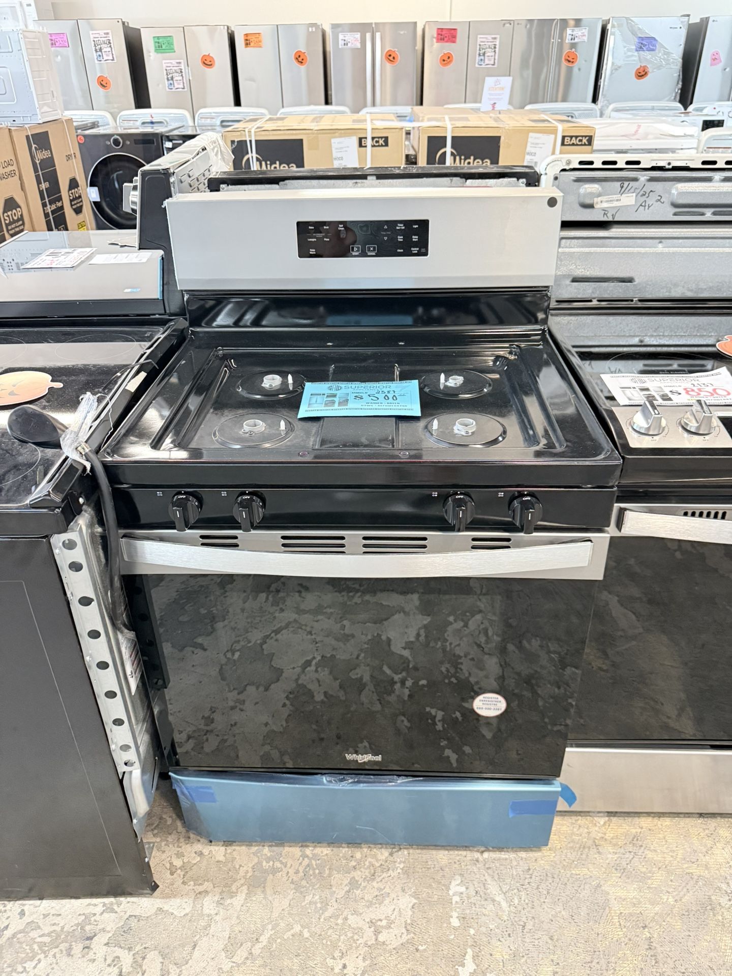 WHIRLPOOL GAS RANGE