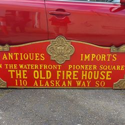 Vtg. Seattle memorabilia sign