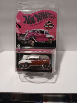 Hot Wheels Red Line Club. '55 Chevy Bel Air Gasser Pink