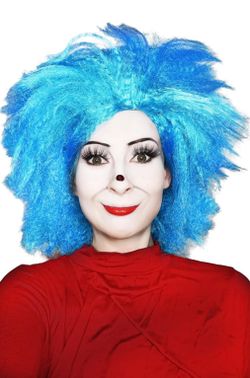 Blue Halloween Wig