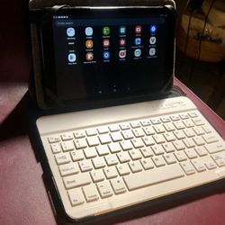 Samsung Galaxy Tab A SM-T387V Android Tablet w/Wireless QWERTY Keyboard