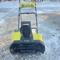 Ryobi 40v 20” Push Snowblower It Works Good (blower Only)