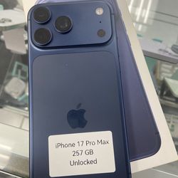 iPhone 17 Pro Max 257GB Unlocked Cash or $50 Down
