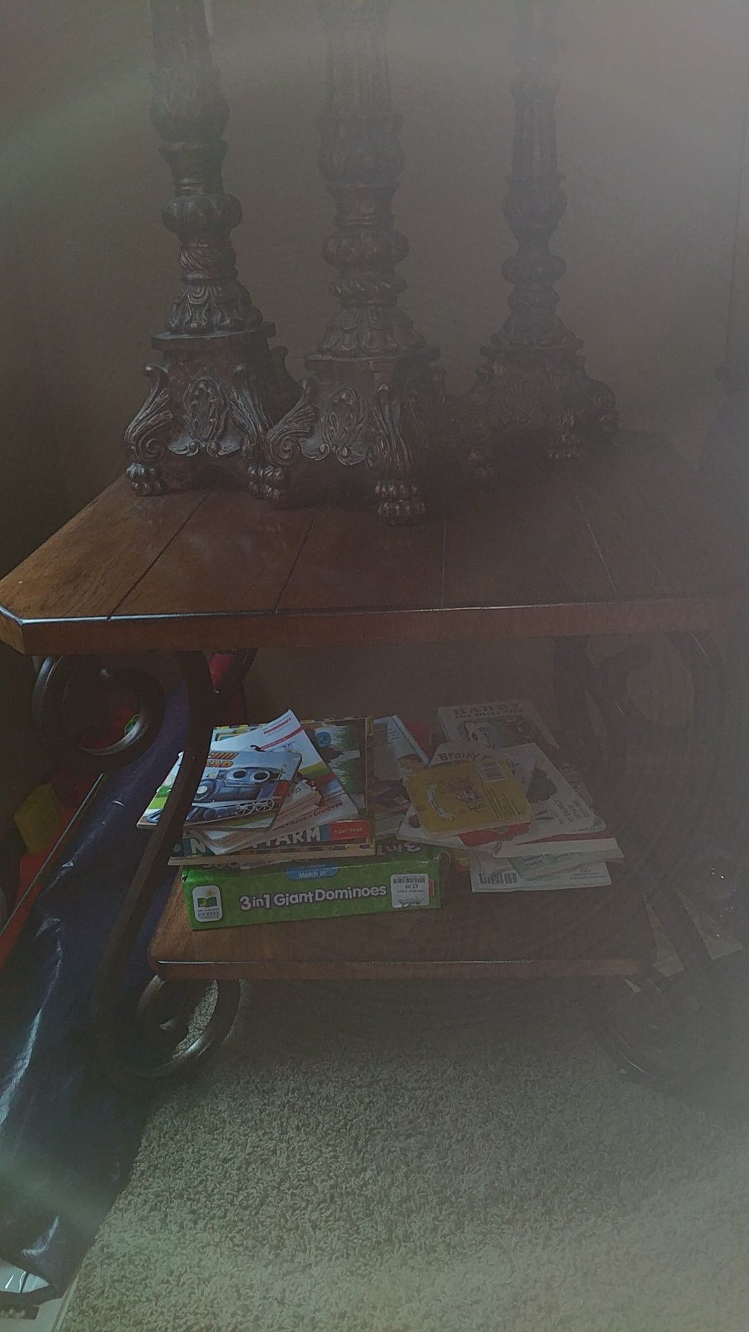 Coffee table, 2 end tables