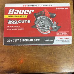 Bauer Brushless Circular Saw