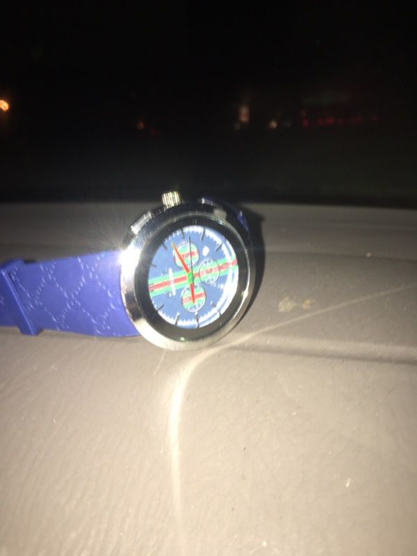 Blue Gucci watch 50$