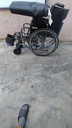 Drive Medical Reclining Wheelchair oversized