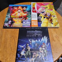 Dragon Ball Series & Fairy Tail Movies