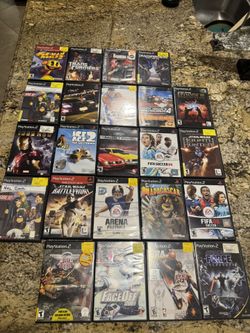 PlayStation 2 PS2 Game Lot (25 Games) Star Wars, Tony Hawk, Simpsons, Sports