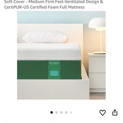 Mint Green king mattress 