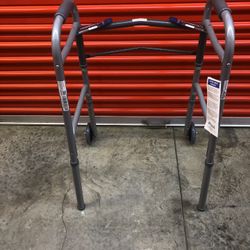 Proactive Medical Protekt Walker with Wheels, Aluminum, 350 lbs Weight Capacity