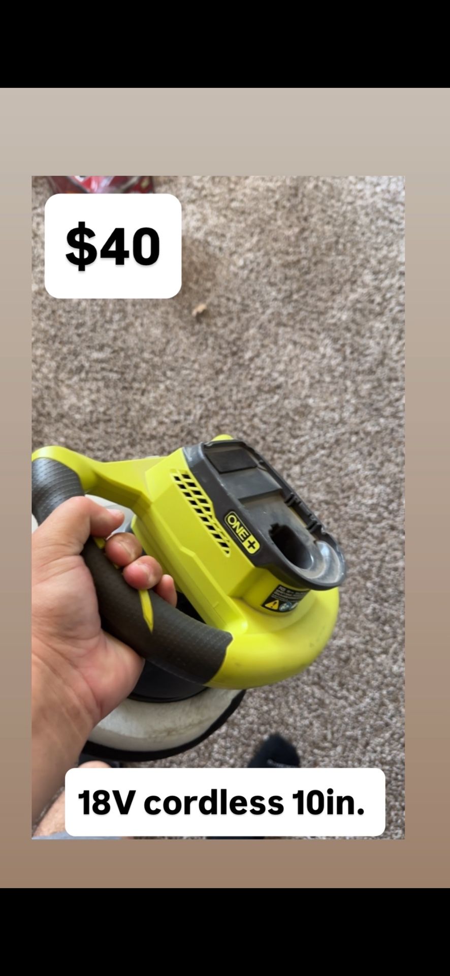 Ryobi Polisher