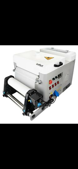 A3 Economic Automatic DTF Powder Shaker and Dryer Machine 13.4in (340mm), Automatic Powder Shaking Machine with 4 Lamps for Even Heating for DTF Print