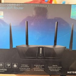 Brand New NETGEAR Nighthawk AX5 (AX4200) WiFi 6 Router – Factory Sealed 