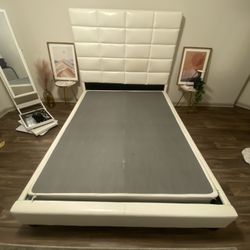 Faux Leather Bed Frame