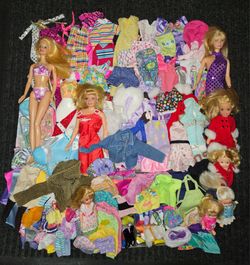 Barbie & Friends,  Dolls, Clothes and accessories Lot.