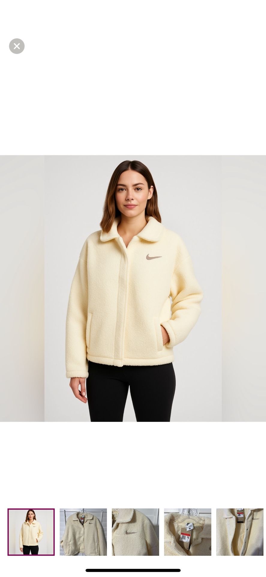 Nike Sherpa Fleece Jacket (New) Women’s Large