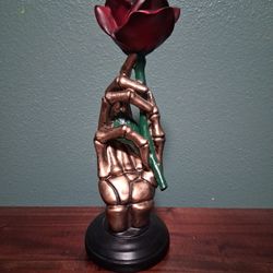 Halloween Skull Rose Decoration 