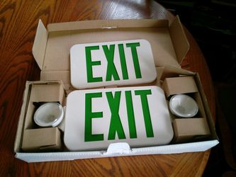 COMBO EXIT AND EMERGENCY LIGHT