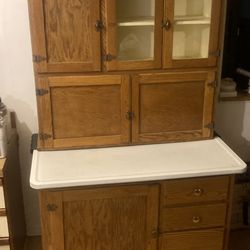 Oak Hoosier Cabinet