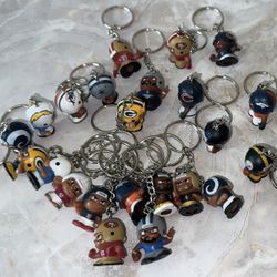 Mini Football Players Keychains