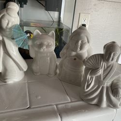 Shogun Buddha Drinking Porcelain Cups 