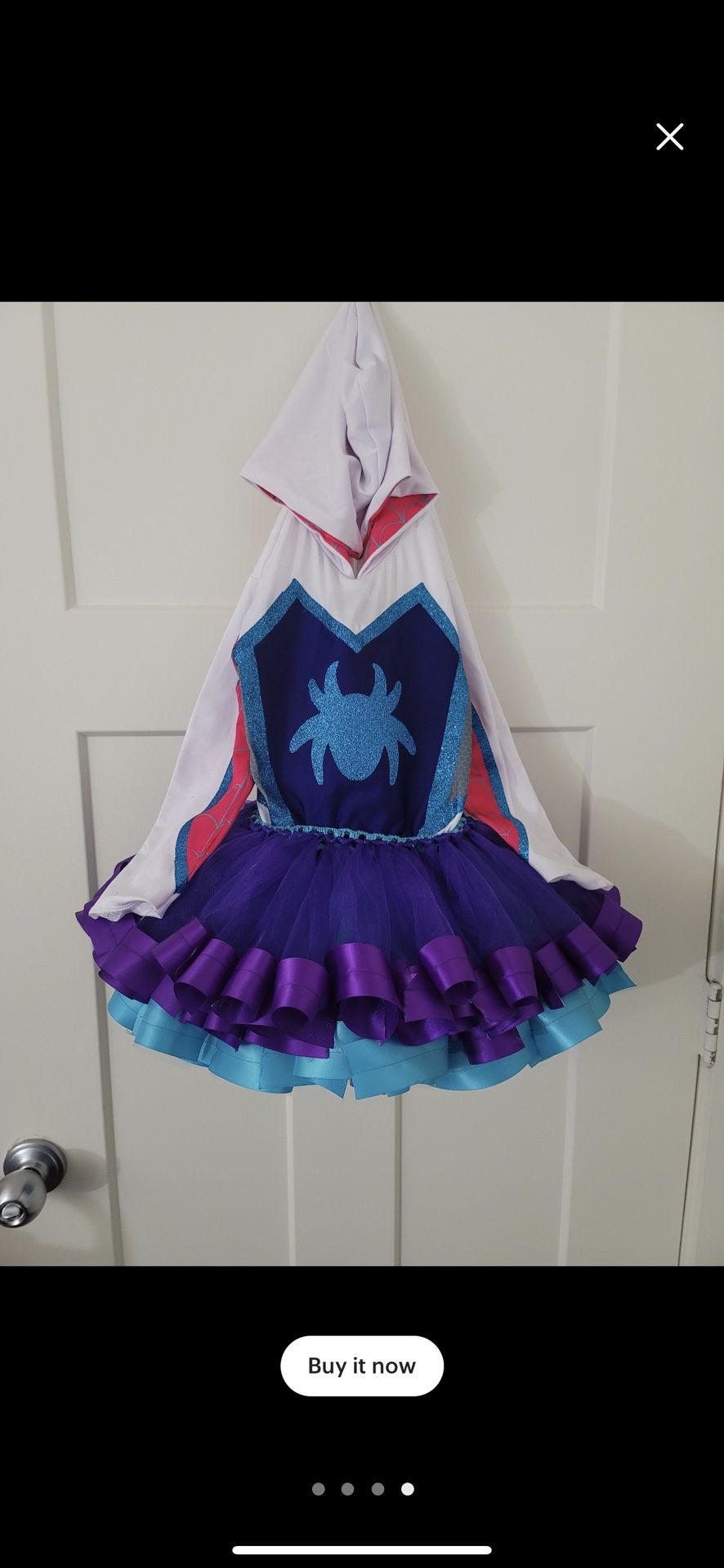 Ghost Spider Handmade Costume - 5T