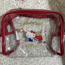 Sanrio Original Large Clear Vinyl Cosmetic Bag