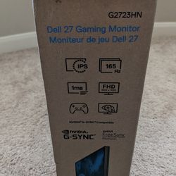 New Dell 27" 165Hz IPS gaming monitor