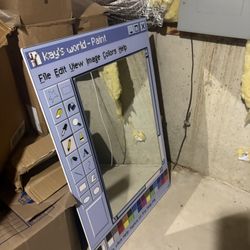 Microsoft Paint Brush Mirror 3d