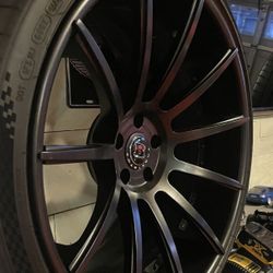 22” Forgiato Mercedes GT Staggered Wheels And tires 