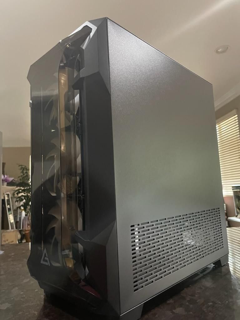 Antec Dark League DF600 Flux, Mid-Tower ATX Gaming Case, RGB fans Retail $115