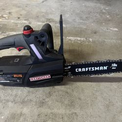 New  Craftsman 10” Chain Saw Chainsaw 19.2V Tool Only