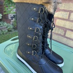 Black Marley Snow Boots 