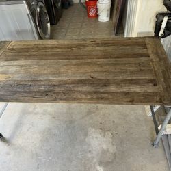 Restoration Hardware Table Desk Dinning table Iron Foundation