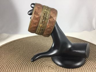 Cool copper and brass cuff bracelet , Great Gift! 🎁