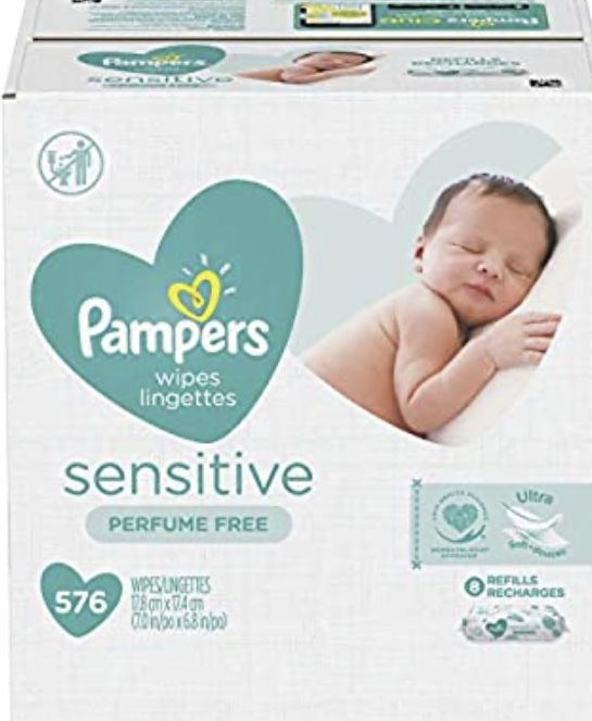 Unopened NEW Pampers Sensitive Baby Wipes