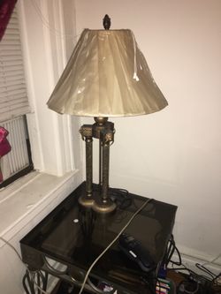 three stand lamps for sale.