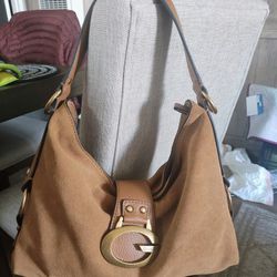 Guess Suede Shoulder Bag. NEW!