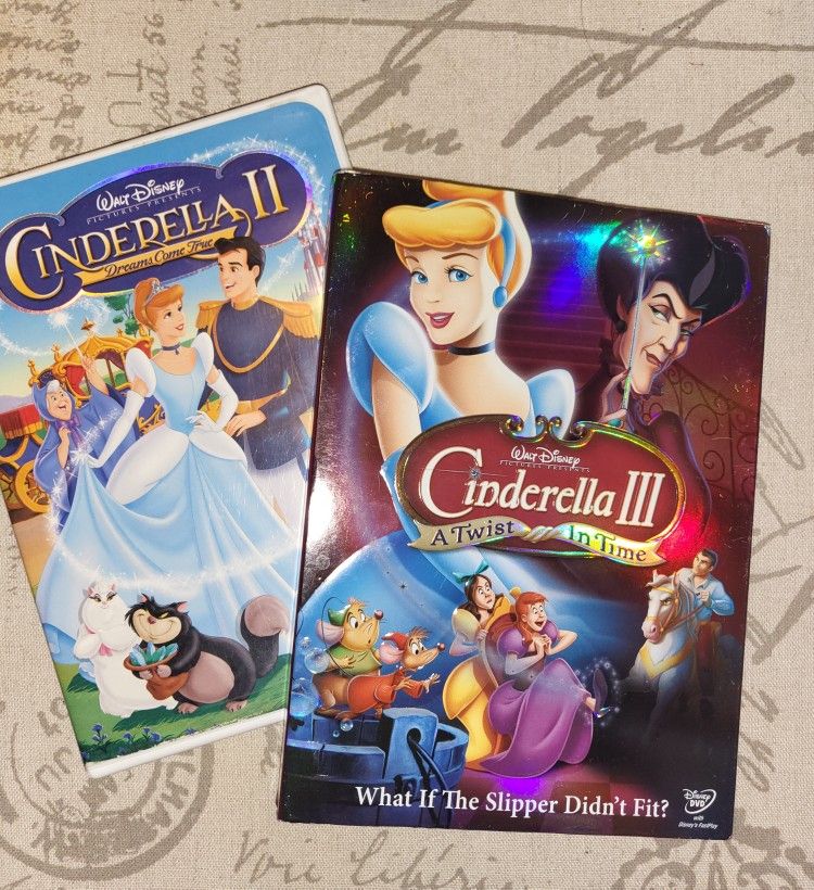 Disney's Cinderella  II &  III DVD