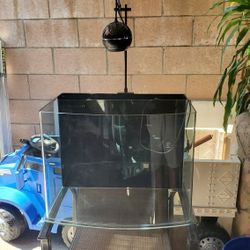 Open Top, 30 Gallon Aquarium w/ Reef Light.