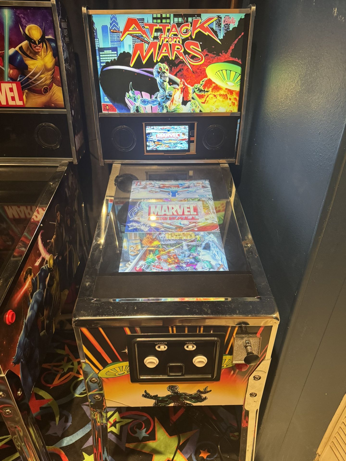 Arcade 1up Attack from mars pinball 30 games