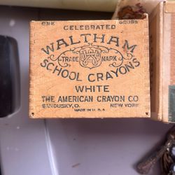 Antique Waltham Crayon Box