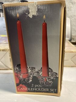 1Box Of 2 Candle Holders.
