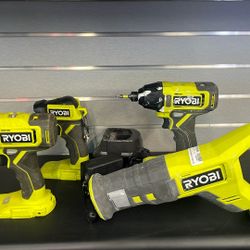 Ryobi Drill Set 