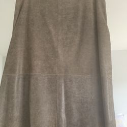 Real Leather Skirt