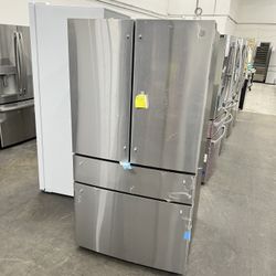 GE Profile 28.7 cuft 4 door French door refrigerator with AutoFill Pitcher PGE29BYTFS
