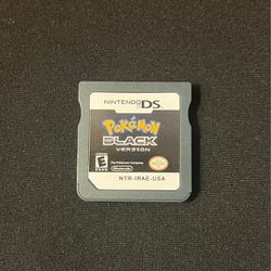 Pokemon Black DS Game