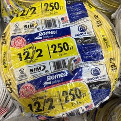 New Romex Wire Cable 12/2 250ft