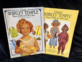 1986 Shirley Temple Paper Doll Books (Vintage) 